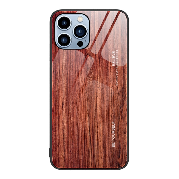 Wood Grain Glass Protective Case, For iPhone 7 Plus, For iPhone 11, For iPhone 14 Plus, For iPhone 14 Pro, For iPhone 14