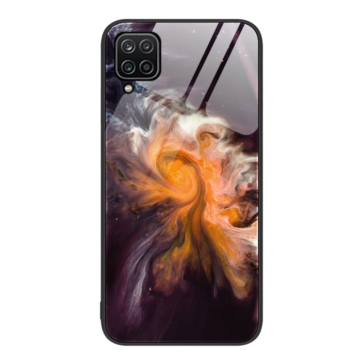 Marble Pattern Glass Protective Phone Case, For Samsung Galaxy A12 5G, For Samsung Galaxy A52, For Samsung Galaxy A53, For Samsung Galaxy M32, For Samsung Galaxy M52 5G, For Samsung Galaxy S21 5G