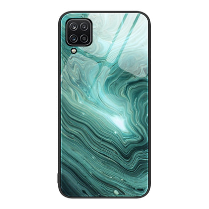 Marble Pattern Glass Protective Phone Case, For Samsung Galaxy A12 5G, For Samsung Galaxy A52, For Samsung Galaxy A53, For Samsung Galaxy M32, For Samsung Galaxy M52 5G, For Samsung Galaxy S21 5G