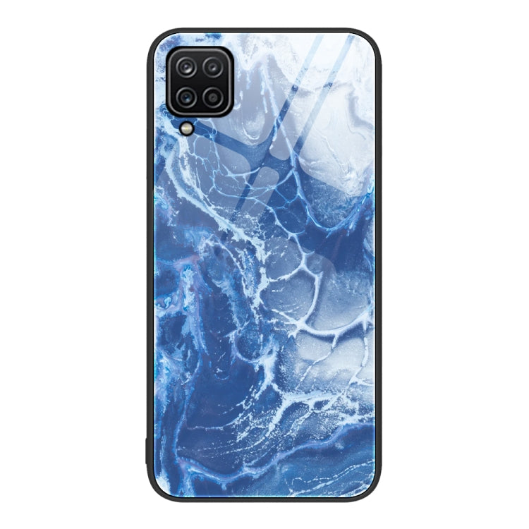 Marble Pattern Glass Protective Phone Case, For Samsung Galaxy A12 5G, For Samsung Galaxy A52, For Samsung Galaxy A53, For Samsung Galaxy M32, For Samsung Galaxy M52 5G, For Samsung Galaxy S21 5G