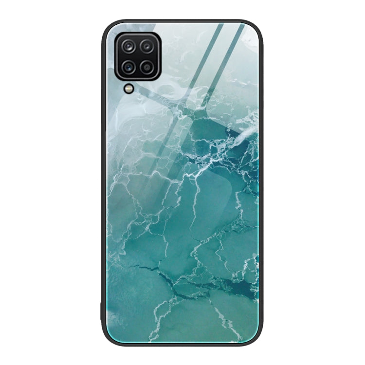 Marble Pattern Glass Protective Phone Case, For Samsung Galaxy A12 5G, For Samsung Galaxy A52, For Samsung Galaxy A53, For Samsung Galaxy M32, For Samsung Galaxy M52 5G, For Samsung Galaxy S21 5G