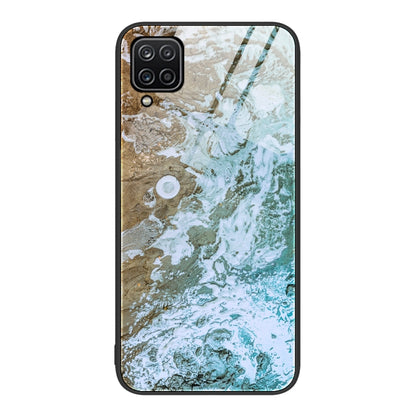 Marble Pattern Glass Protective Phone Case, For Samsung Galaxy A12 5G, For Samsung Galaxy A52, For Samsung Galaxy A53, For Samsung Galaxy M32, For Samsung Galaxy M52 5G, For Samsung Galaxy S21 5G