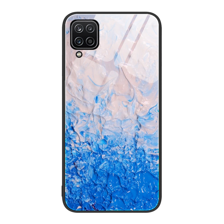 Marble Pattern Glass Protective Phone Case, For Samsung Galaxy A12 5G, For Samsung Galaxy A52, For Samsung Galaxy A53, For Samsung Galaxy M32, For Samsung Galaxy M52 5G, For Samsung Galaxy S21 5G