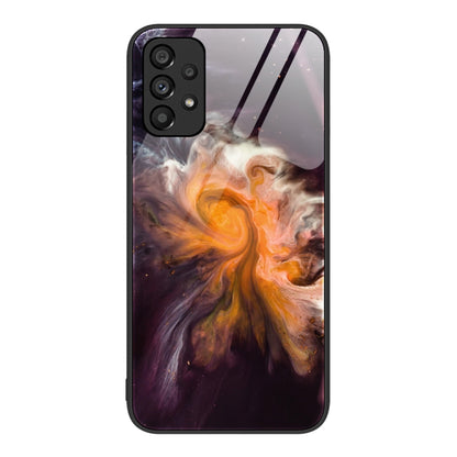Marble Pattern Glass Protective Phone Case, For Samsung Galaxy A12 5G, For Samsung Galaxy A52, For Samsung Galaxy A53, For Samsung Galaxy M32, For Samsung Galaxy M52 5G, For Samsung Galaxy S21 5G