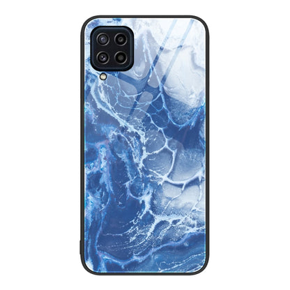 Marble Pattern Glass Protective Phone Case, For Samsung Galaxy A12 5G, For Samsung Galaxy A52, For Samsung Galaxy A53, For Samsung Galaxy M32, For Samsung Galaxy M52 5G, For Samsung Galaxy S21 5G