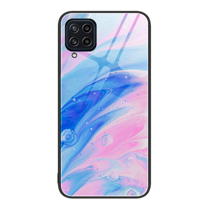 Marble Pattern Glass Protective Phone Case, For Samsung Galaxy A12 5G, For Samsung Galaxy A52, For Samsung Galaxy A53, For Samsung Galaxy M32, For Samsung Galaxy M52 5G, For Samsung Galaxy S21 5G