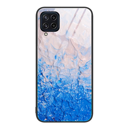Marble Pattern Glass Protective Phone Case, For Samsung Galaxy A12 5G, For Samsung Galaxy A52, For Samsung Galaxy A53, For Samsung Galaxy M32, For Samsung Galaxy M52 5G, For Samsung Galaxy S21 5G