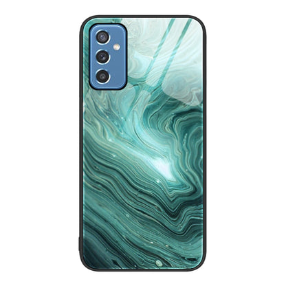 Marble Pattern Glass Protective Phone Case, For Samsung Galaxy A12 5G, For Samsung Galaxy A52, For Samsung Galaxy A53, For Samsung Galaxy M32, For Samsung Galaxy M52 5G, For Samsung Galaxy S21 5G