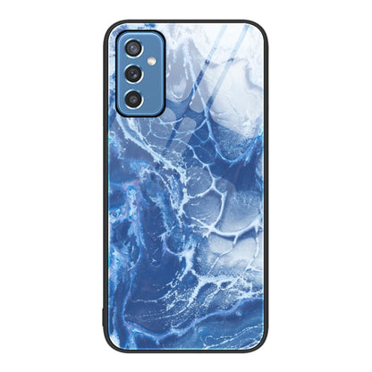 Marble Pattern Glass Protective Phone Case, For Samsung Galaxy A12 5G, For Samsung Galaxy A52, For Samsung Galaxy A53, For Samsung Galaxy M32, For Samsung Galaxy M52 5G, For Samsung Galaxy S21 5G