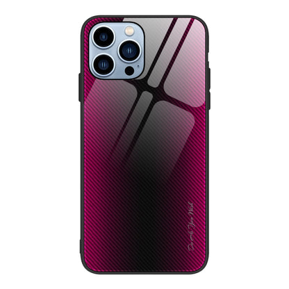 Texture Gradient Glass TPU Phone Case, For iPhone 14, For iPhone 14 Plus, For iPhone 14 Pro, For iPhone 14 Pro Max