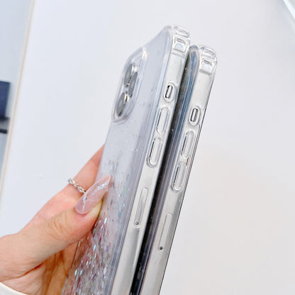 Lanyard Glitter Epoxy Clear Phone Case, For iPhone 14, For iPhone 14 Plus, For iPhone 14 Pro, For iPhone 14 Pro Max, For iPhone 13 mini, For iPhone 13