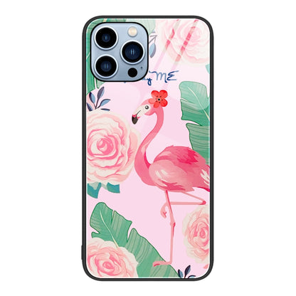 Colorful Painted Glass Phone Case, For iPhone 14 Pro Max, For iPhone 14 Pro, For iPhone 14 Plus