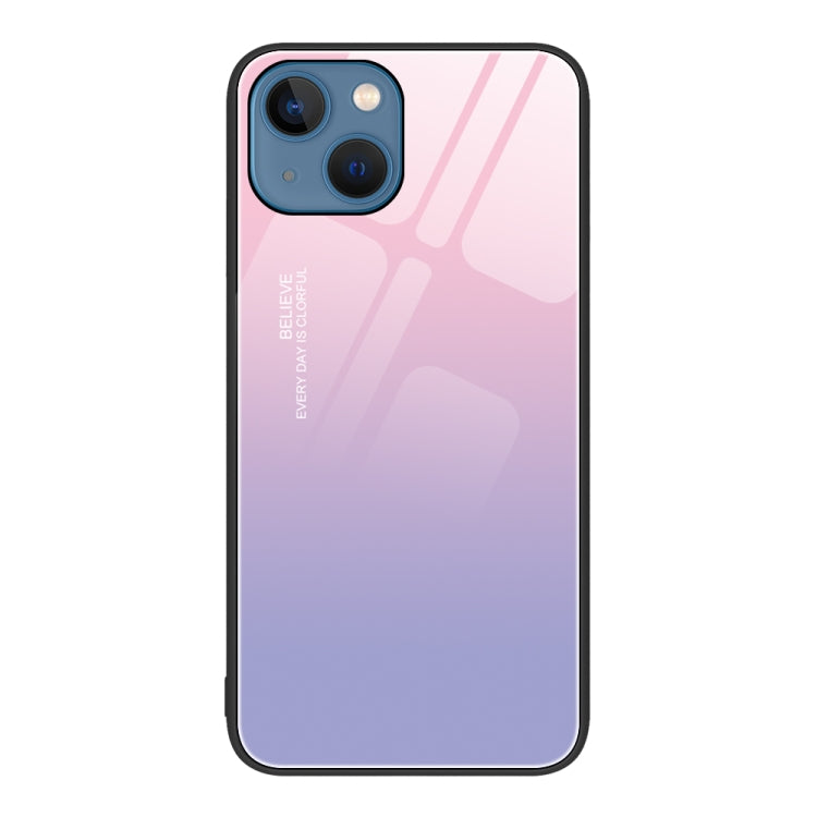 Colorful Painted Glass Phone Case, For iPhone 14 Pro Max, For iPhone 14 Pro, For iPhone 14 Plus