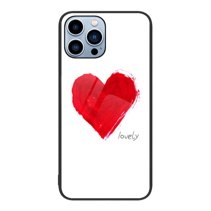 Colorful Painted Glass Phone Case, For iPhone 14, For iPhone 13 Pro Max, For iPhone 13 Pro
