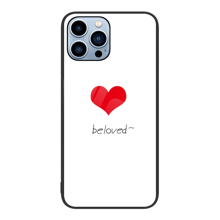 Colorful Painted Glass Phone Case, For iPhone 14, For iPhone 13 Pro Max, For iPhone 13 Pro