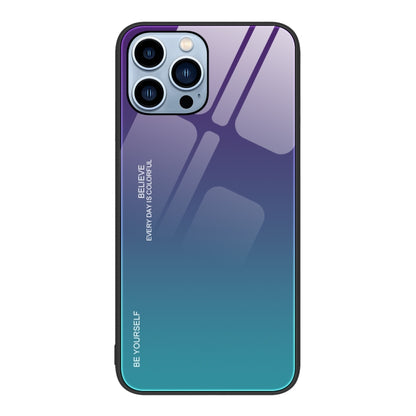 Gradient Color Glass Case, For iPhone 14 Pro Max, For iPhone 14 Pro, For iPhone 14