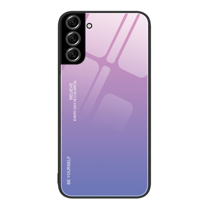 Gradient Color Glass Case, For Samsung Galaxy S22+ 5G