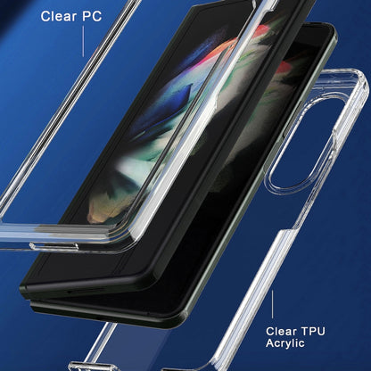 Acrylic + TPU Transparent Protective Phone Case, For Samsung Galaxy Z Fold4, For Samsung Galaxy Z Flip3 5G, For Samsung Galaxy Z Flip4, For Samsung Galaxy Z Fold3 5G