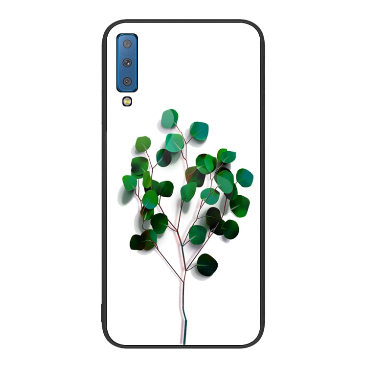 Colorful Painted Glass Phone Case, For Samsung Galaxy A7 2018, For Samsung Galaxy A8+ 2018, For Samsung Galaxy A12