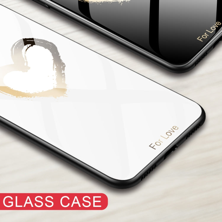Colorful Painted Glass Phone Case, For Samsung Galaxy A7 2018, For Samsung Galaxy A8+ 2018, For Samsung Galaxy A12