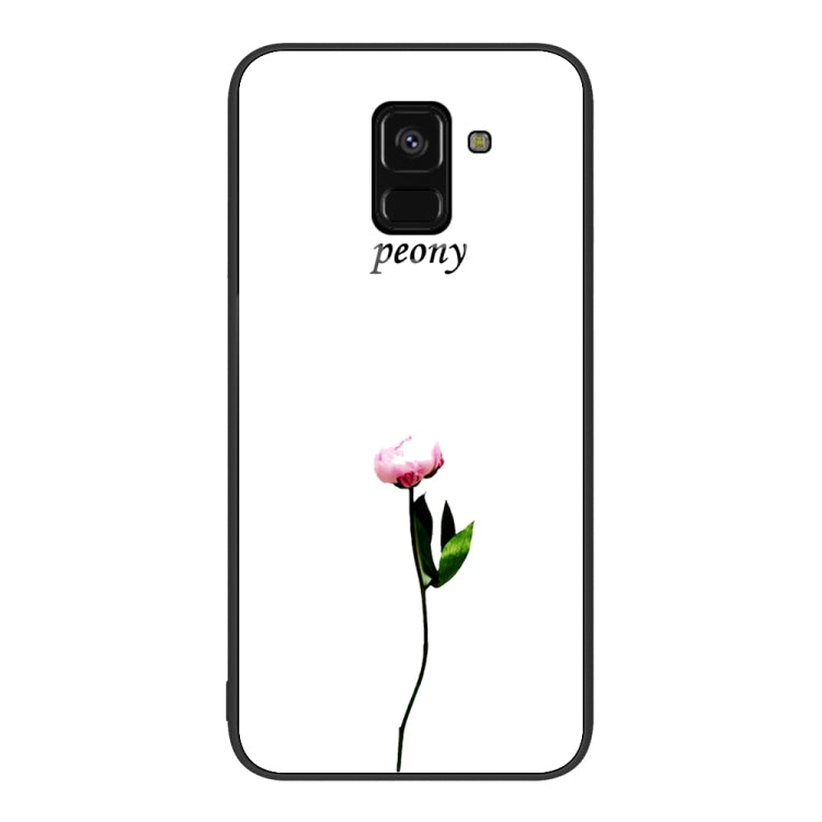 Colorful Painted Glass Phone Case, For Samsung Galaxy A7 2018, For Samsung Galaxy A8+ 2018, For Samsung Galaxy A12