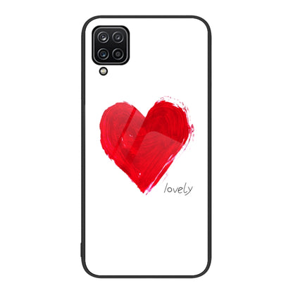 Colorful Painted Glass Phone Case, For Samsung Galaxy A7 2018, For Samsung Galaxy A8+ 2018, For Samsung Galaxy A12