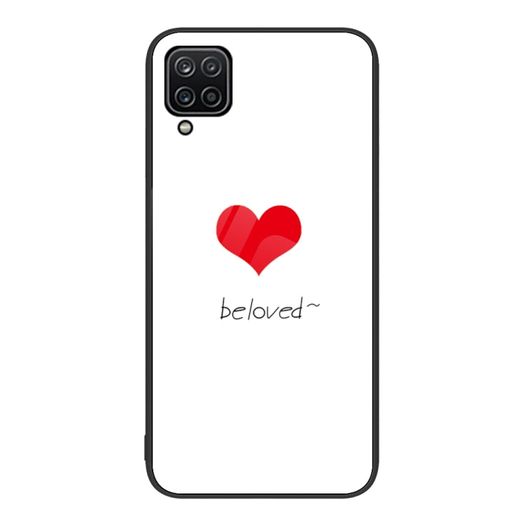 Colorful Painted Glass Phone Case, For Samsung Galaxy A7 2018, For Samsung Galaxy A8+ 2018, For Samsung Galaxy A12