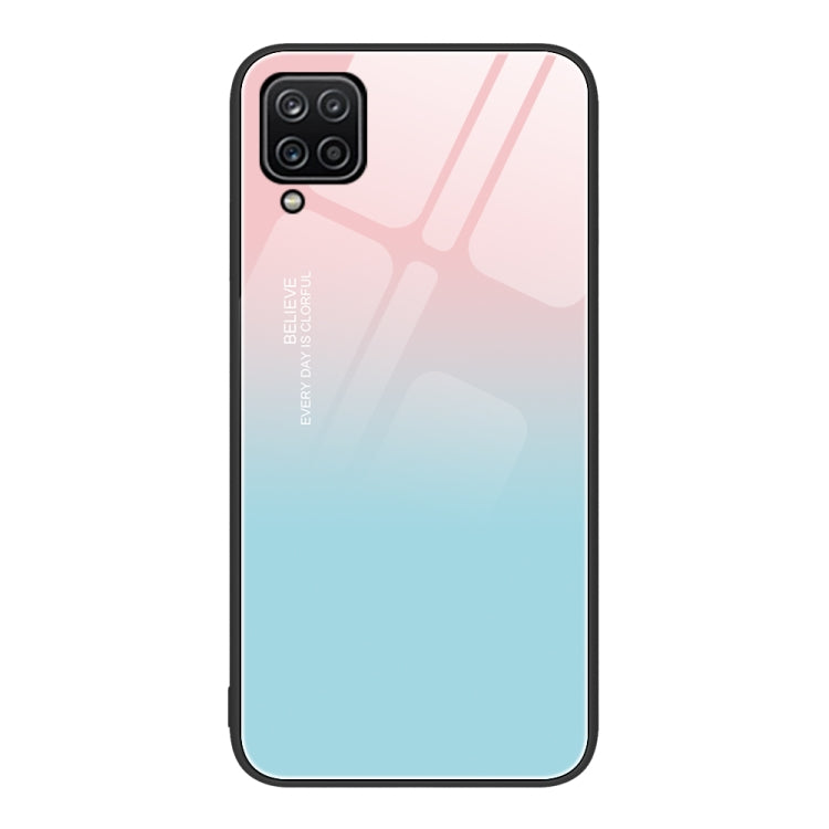 Colorful Painted Glass Phone Case, For Samsung Galaxy A7 2018, For Samsung Galaxy A8+ 2018, For Samsung Galaxy A12