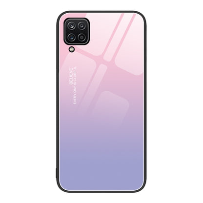 Colorful Painted Glass Phone Case, For Samsung Galaxy A7 2018, For Samsung Galaxy A8+ 2018, For Samsung Galaxy A12
