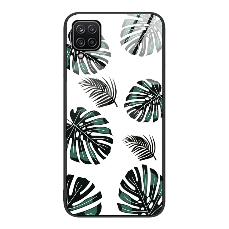 Colorful Painted Glass Phone Case, For Samsung Galaxy A7 2018, For Samsung Galaxy A8+ 2018, For Samsung Galaxy A12
