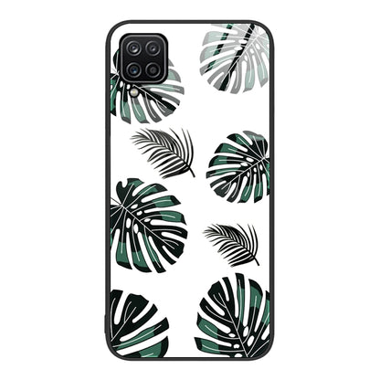 Colorful Painted Glass Phone Case, For Samsung Galaxy A7 2018, For Samsung Galaxy A8+ 2018, For Samsung Galaxy A12