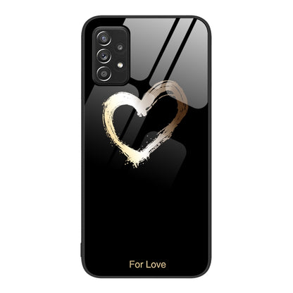 Colorful Painted Glass Phone Case, For Samsung Galaxy A52, For Samsung Galaxy A53, For Samsung Galaxy M32