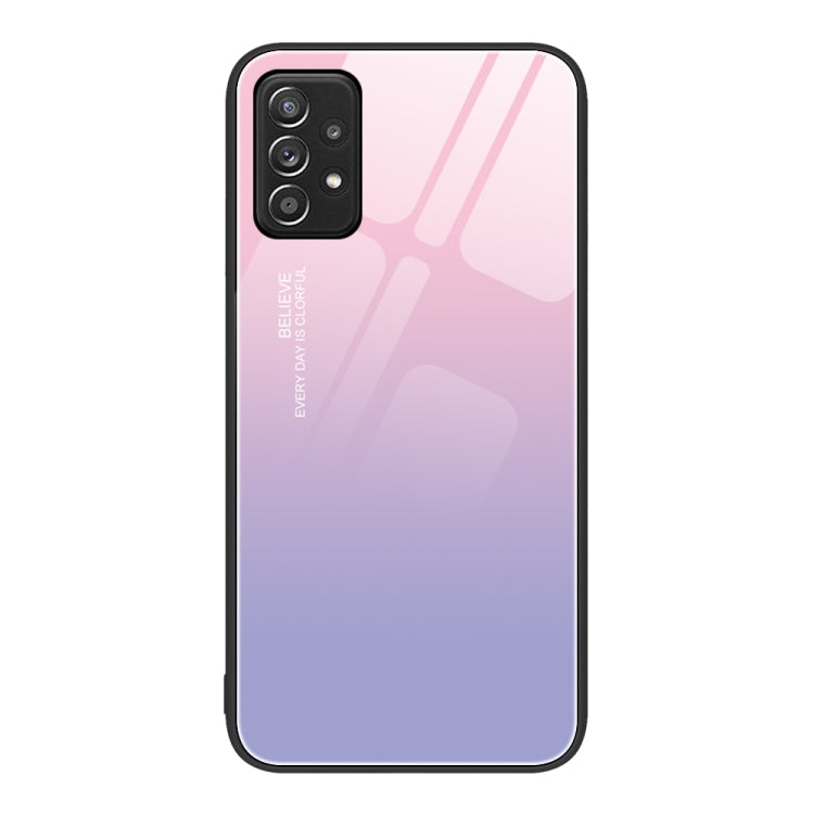 Colorful Painted Glass Phone Case, For Samsung Galaxy A52, For Samsung Galaxy A53, For Samsung Galaxy M32