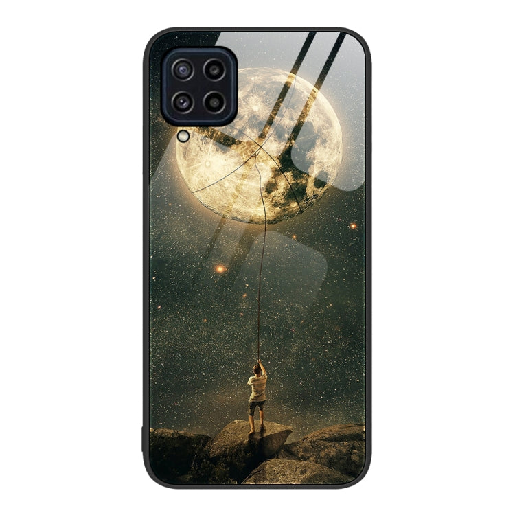 Colorful Painted Glass Phone Case, For Samsung Galaxy A52, For Samsung Galaxy A53, For Samsung Galaxy M32
