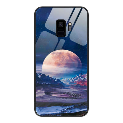 Colorful Painted Glass Phone Case, For Samsung Galaxy M52 5G, For Samsung Galaxy S9+, For Samsung Galaxy S10+