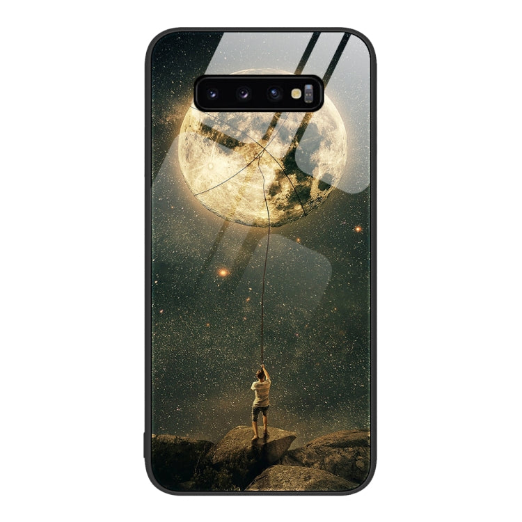 Colorful Painted Glass Phone Case, For Samsung Galaxy M52 5G, For Samsung Galaxy S9+, For Samsung Galaxy S10+