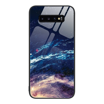 Colorful Painted Glass Phone Case, For Samsung Galaxy M52 5G, For Samsung Galaxy S9+, For Samsung Galaxy S10+