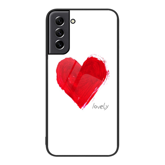 Colorful Painted Glass Phone Case, For Samsung Galaxy S21 5G, For Samsung Galaxy S22+ 5G
