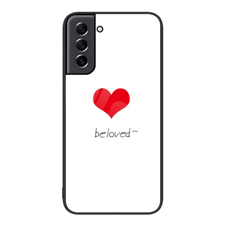 Colorful Painted Glass Phone Case, For Samsung Galaxy S21 5G, For Samsung Galaxy S22+ 5G