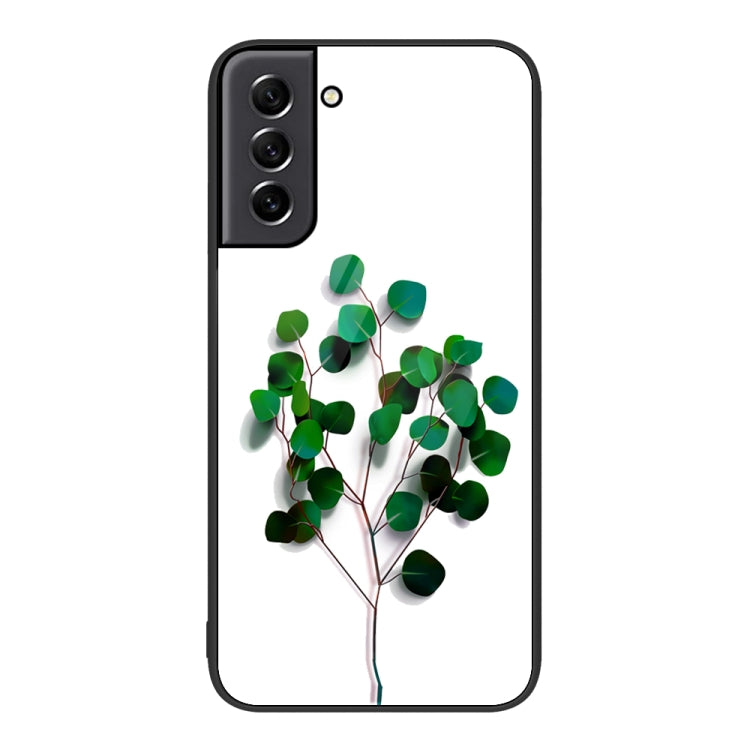 Colorful Painted Glass Phone Case, For Samsung Galaxy S21 5G, For Samsung Galaxy S22+ 5G