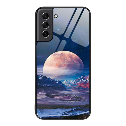Colorful Painted Glass Phone Case, For Samsung Galaxy S21 5G, For Samsung Galaxy S22+ 5G