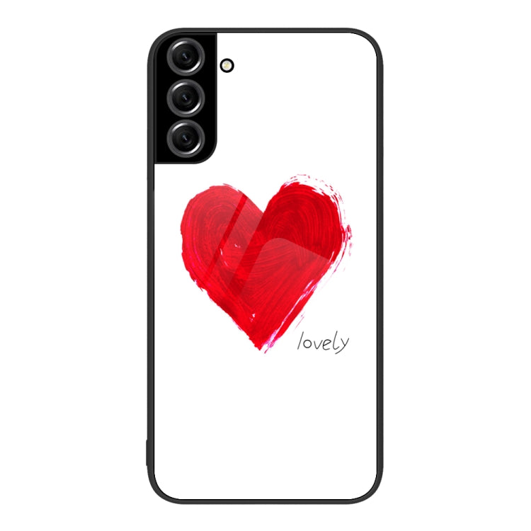 Colorful Painted Glass Phone Case, For Samsung Galaxy S21 5G, For Samsung Galaxy S22+ 5G