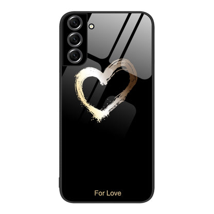 Colorful Painted Glass Phone Case, For Samsung Galaxy S21 5G, For Samsung Galaxy S22+ 5G