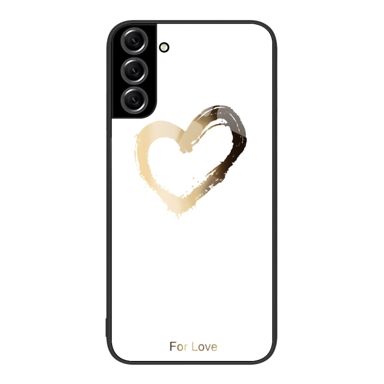 Colorful Painted Glass Phone Case, For Samsung Galaxy S21 5G, For Samsung Galaxy S22+ 5G
