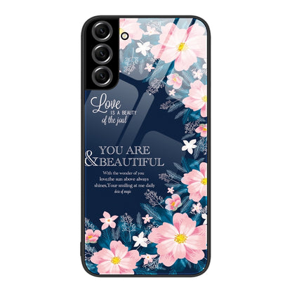 Colorful Painted Glass Phone Case, For Samsung Galaxy S21 5G, For Samsung Galaxy S22+ 5G