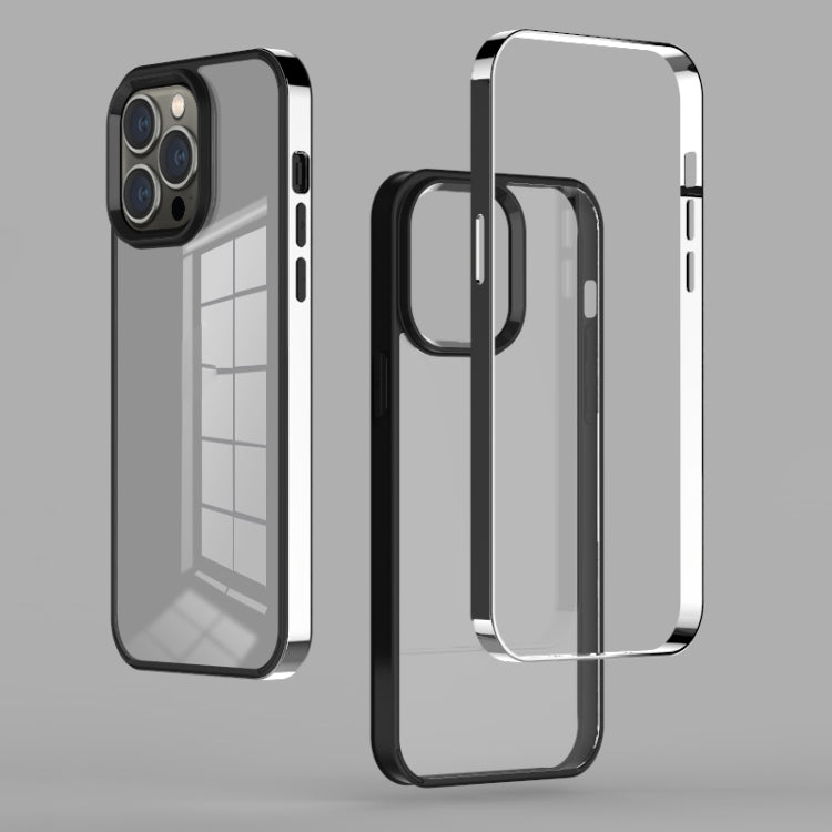3 in 1 Electroplated Frame Phantom Phone Case, For iPhone 12 mini, For iPhone 12 / 12 Pro, For iPhone 12 Pro Max