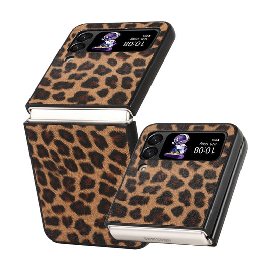 Leather Shockproof Protective Phone Case, For Samsung Galaxy Z Flip3 5G, For Samsung Galaxy Z Flip4