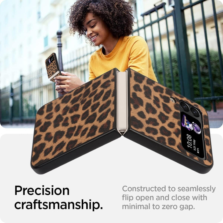 Leather Shockproof Protective Phone Case, For Samsung Galaxy Z Flip3 5G, For Samsung Galaxy Z Flip4
