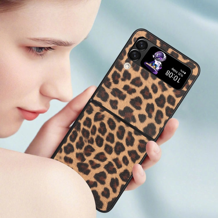 Leather Shockproof Protective Phone Case, For Samsung Galaxy Z Flip3 5G, For Samsung Galaxy Z Flip4