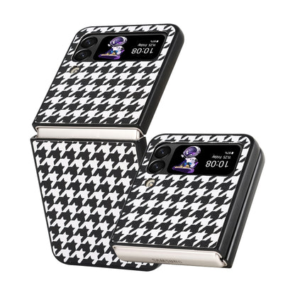 Leather Shockproof Protective Phone Case, For Samsung Galaxy Z Flip3 5G, For Samsung Galaxy Z Flip4